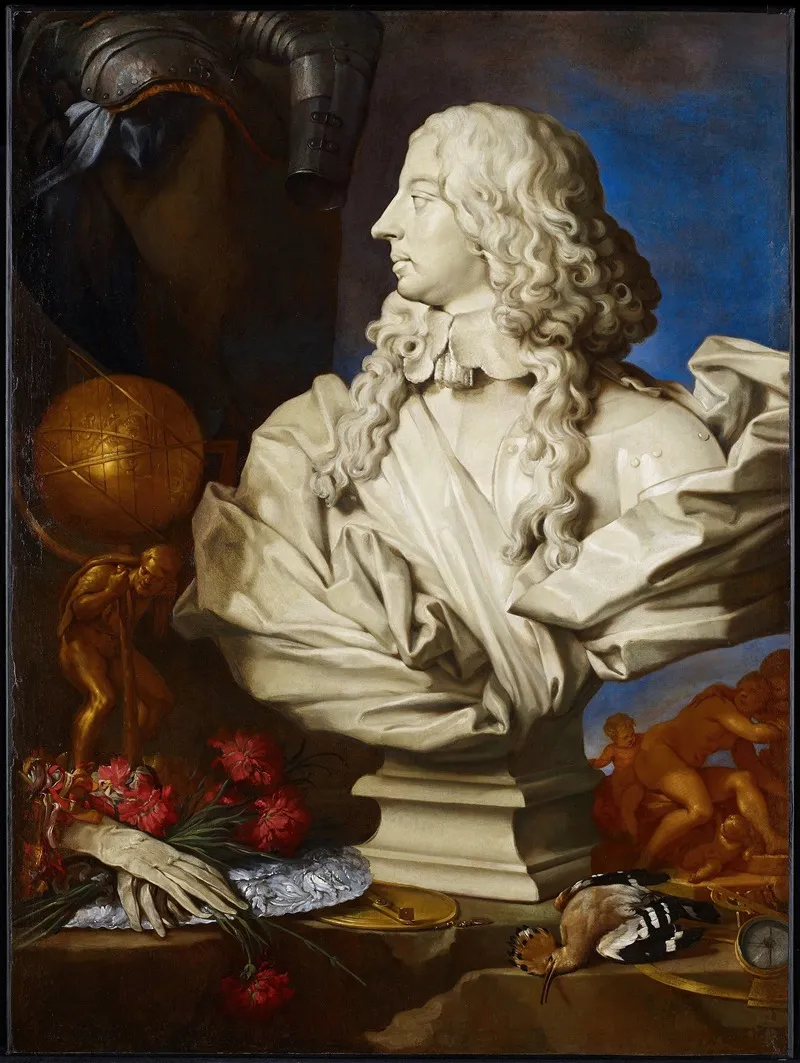 Allegorical Still Life With Berninis Bust Of Francis I Deste Wall Art by Francesco Stringa - High-Resolution Digital Print