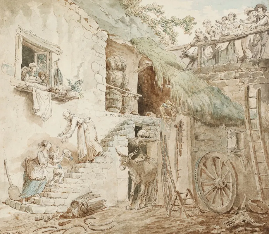 Allegorie De La Chute De La Famille Du Barry Wall Art by Hubert Robert - High-Resolution Digital Print