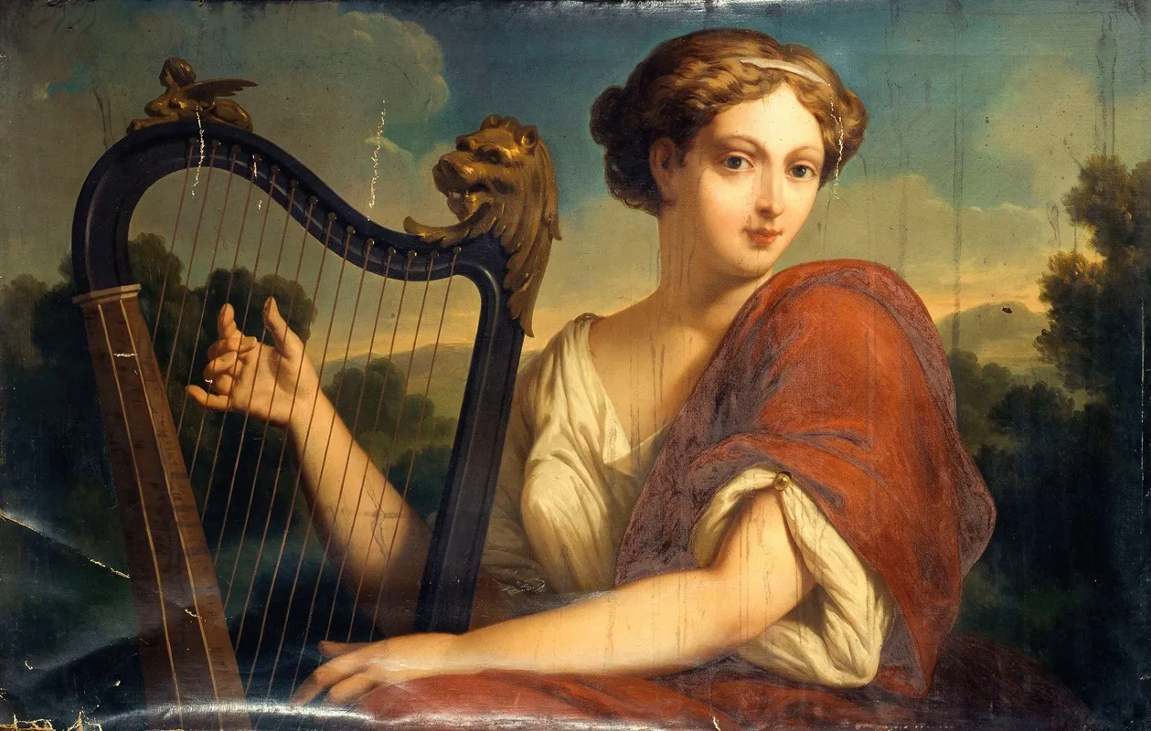 Allegorie De La Musique Wall Art by Edmond Collignon - High-Resolution Digital Print