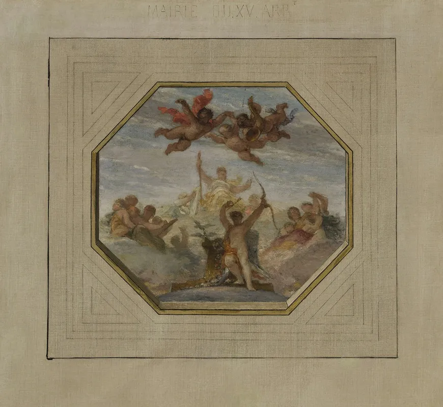 Allegorie De La Ville De Paris 3 Wall Art by Félix Jobbe-Duval - High-Resolution Digital Print