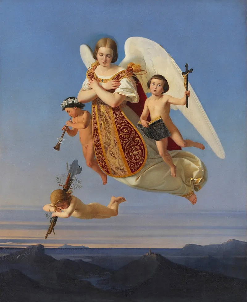 Allegorie Des Sonntags Wall Art by Ditlev Blunck - High-Resolution Digital Print