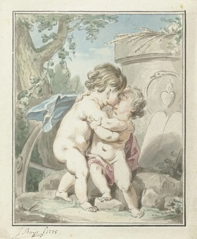 Allegorie Op De Liefde Wall Art by Jacobus Buys - High-Resolution Digital Print