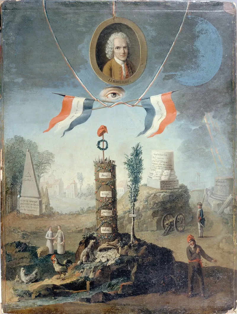 Allegorie Revolutionnaire 2 Wall Art by Nicolas-Henri Jeaurat de Bertry - High-Resolution Digital Print