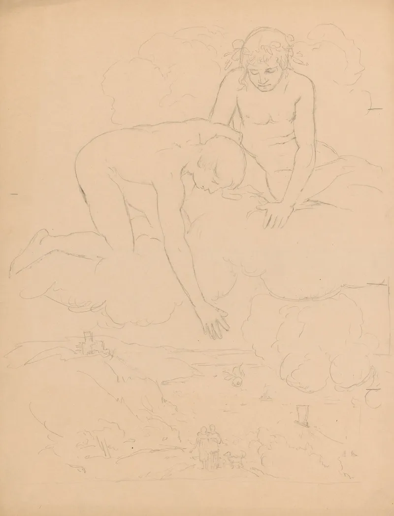 Allegory Of June 3 Wall Art by Hans Thoma - High-Resolution Digital Print