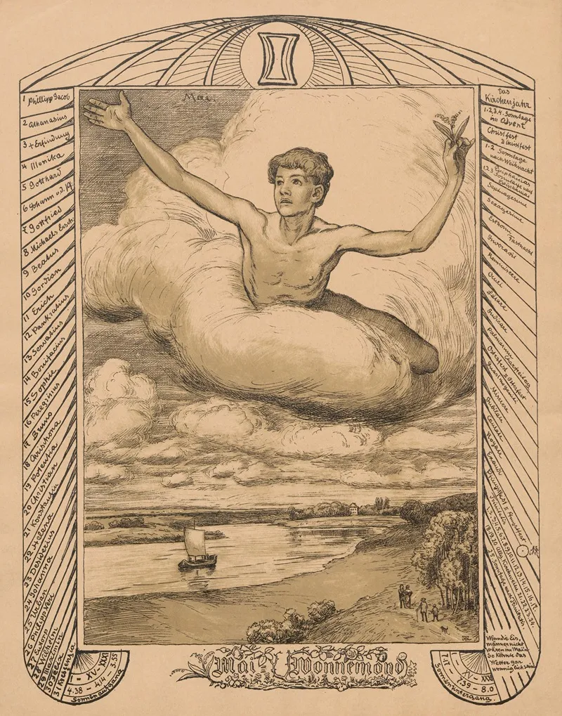 Allegory Of May Wall Art by Hans Thoma - High-Resolution Digital Print