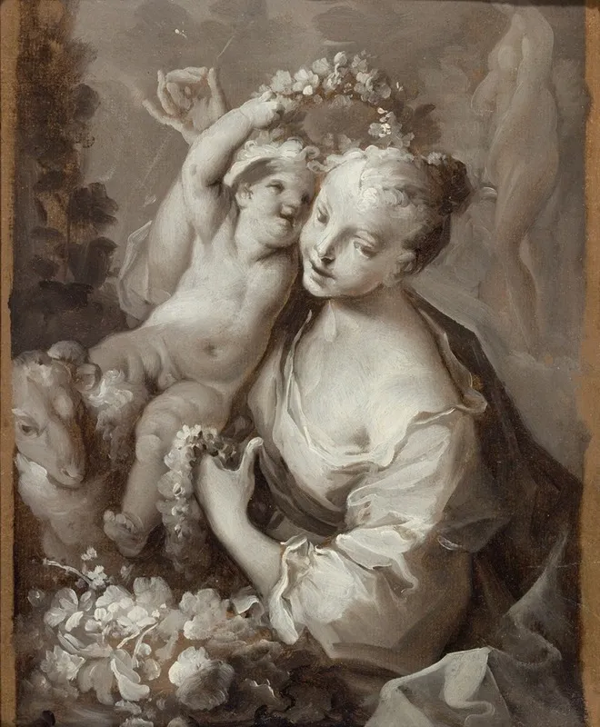 Allegory Of Spring Wall Art by Ignazio Stern - High-Resolution Digital Print