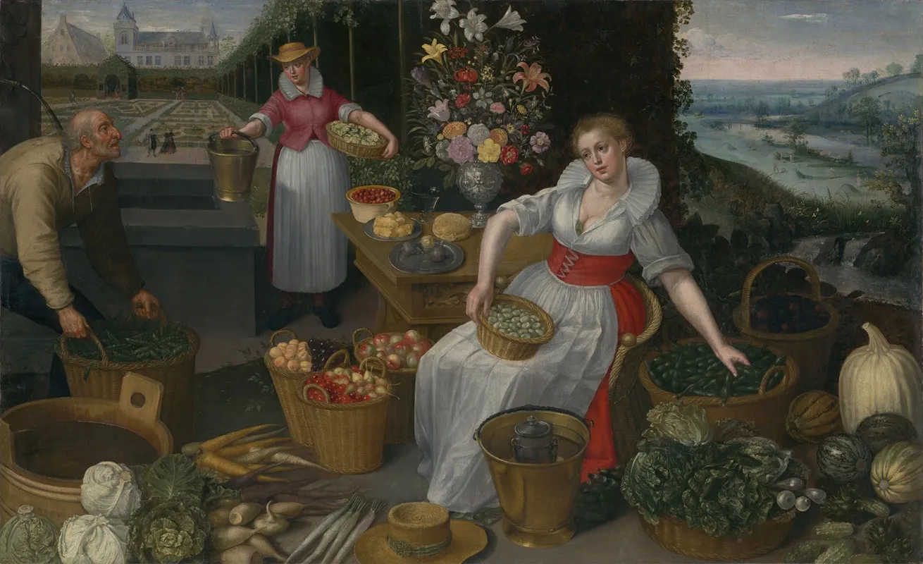 Allegory Of Summer 3 Wall Art by Georg Flegel - High-Resolution Digital Print