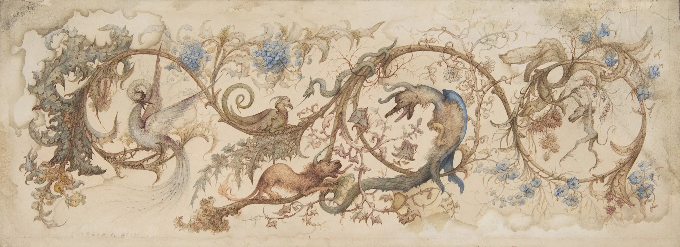 Allegory Of Vices 2 Wall Art by Gustave Moreau - High-Resolution Digital Print