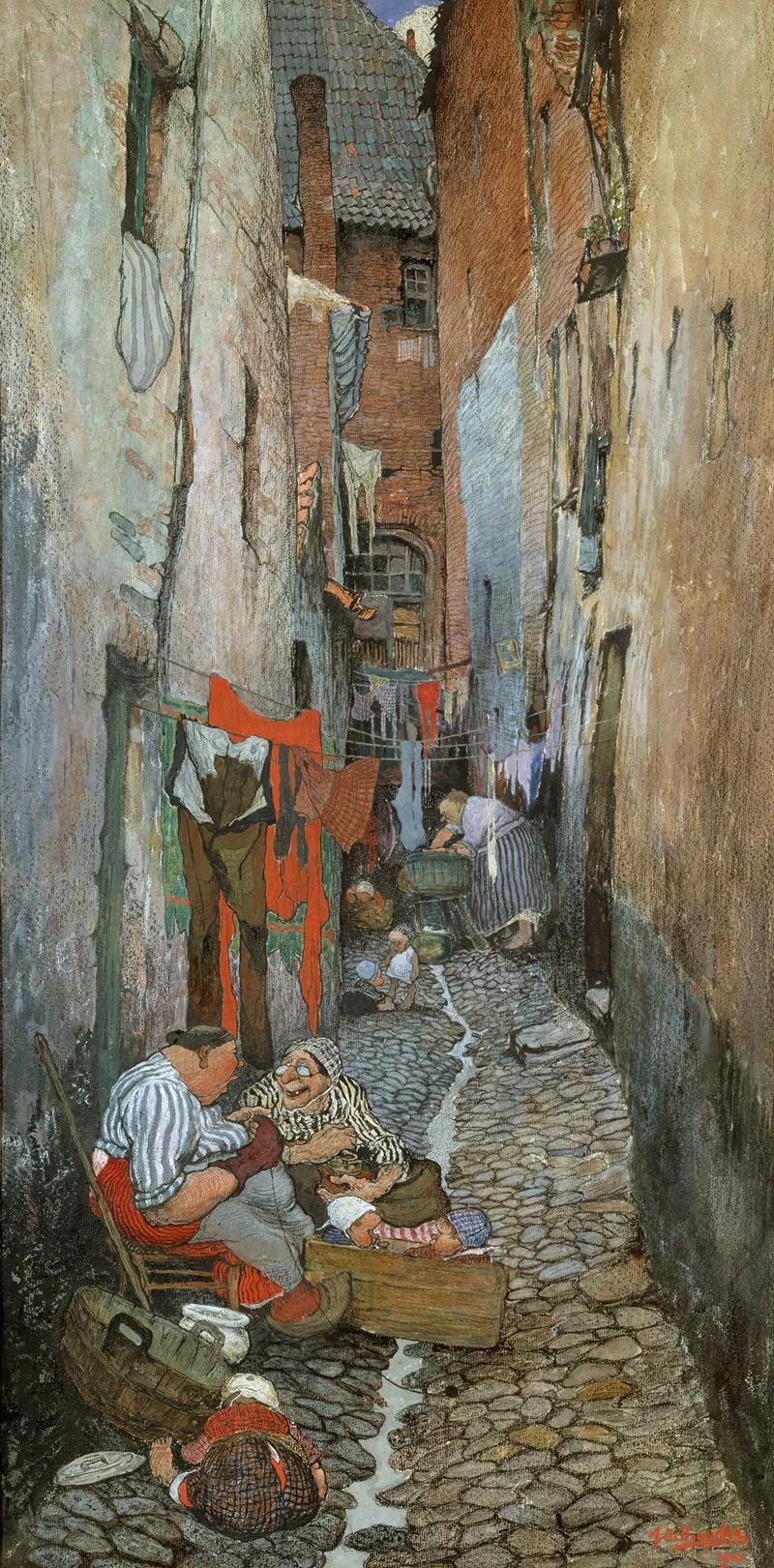 Alley 2 Wall Art by Jules De Bruycker - High-Resolution Digital Print