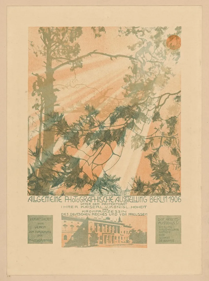Allgemeine Photographische Ausstellung Berlin 1906 Wall Art by Wilhelm Jordan - High-Resolution Digital Print