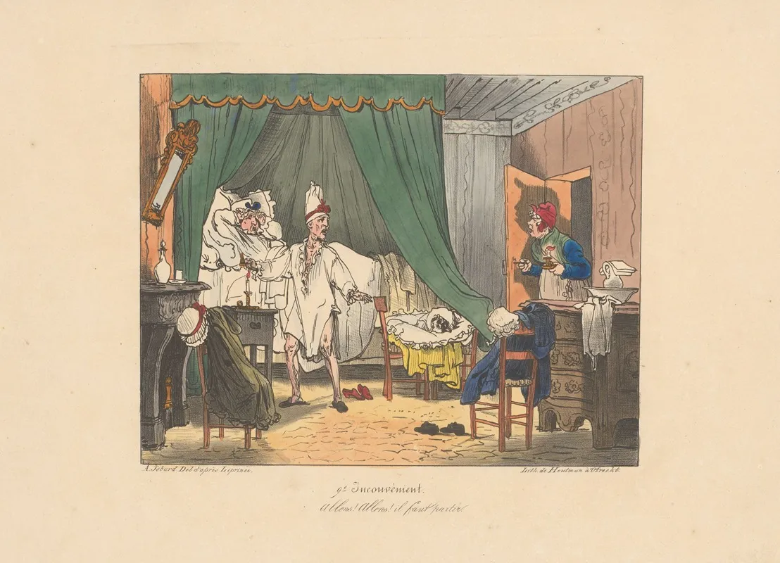 Allons Allons Il Faut Partir Wall Art by Joseph Ambroise Jobard - High-Resolution Digital Print