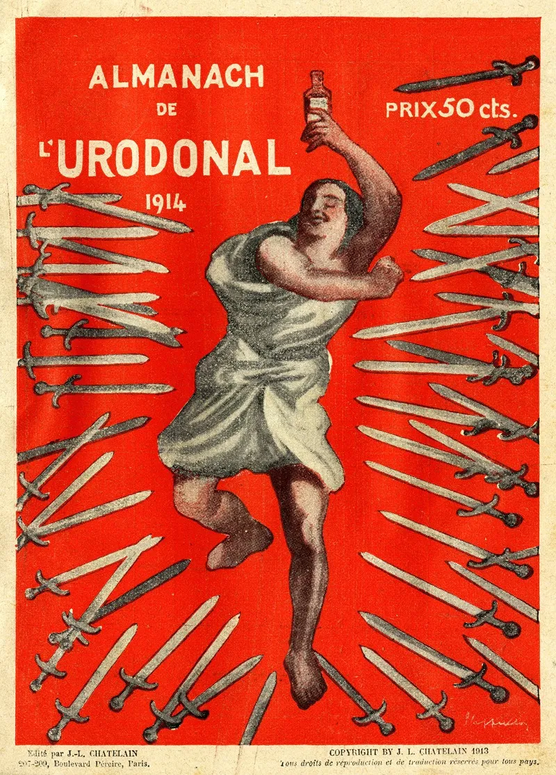Almanach De Lurodonal 1914 Wall Art by Albert Guillaume - High-Resolution Digital Print