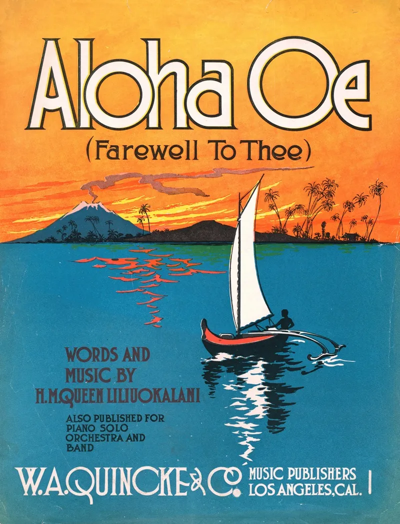Aloha Oe Wall Art by Anonymous - High-Resolution Digital Print