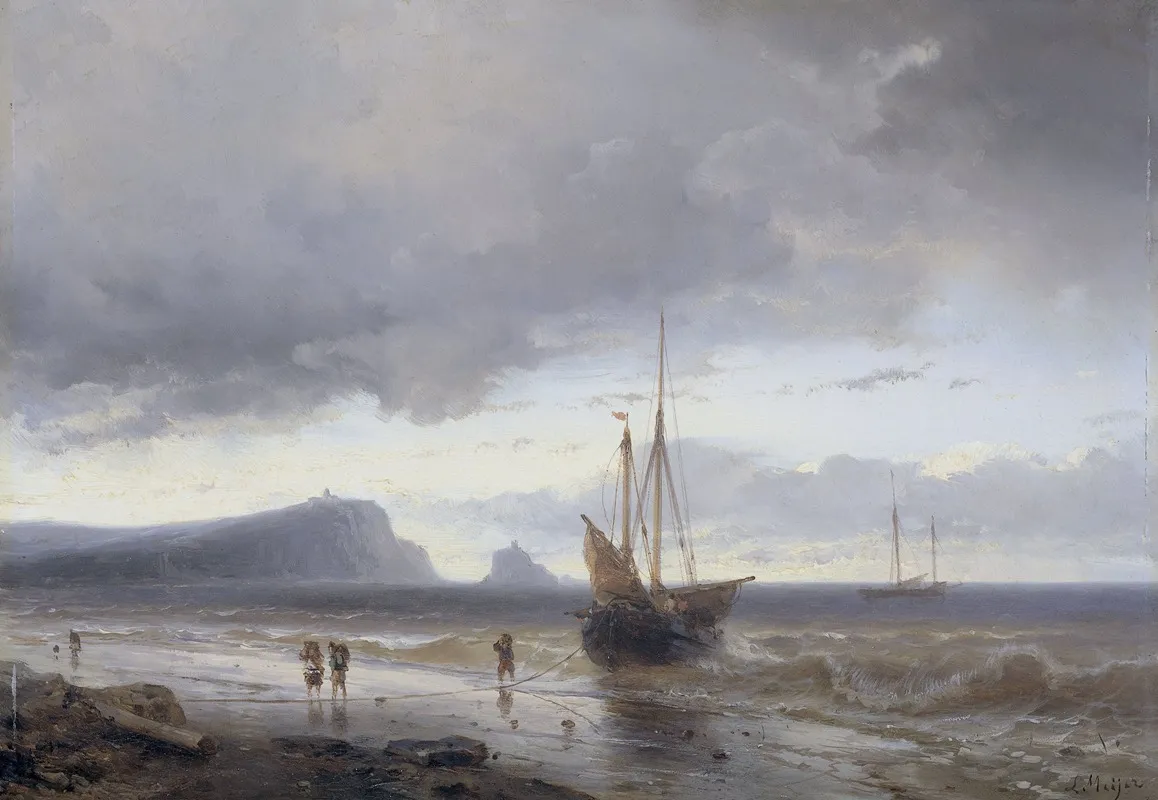 Along The Coast 2 Wall Art by Louis Meijer - High-Resolution Digital Print