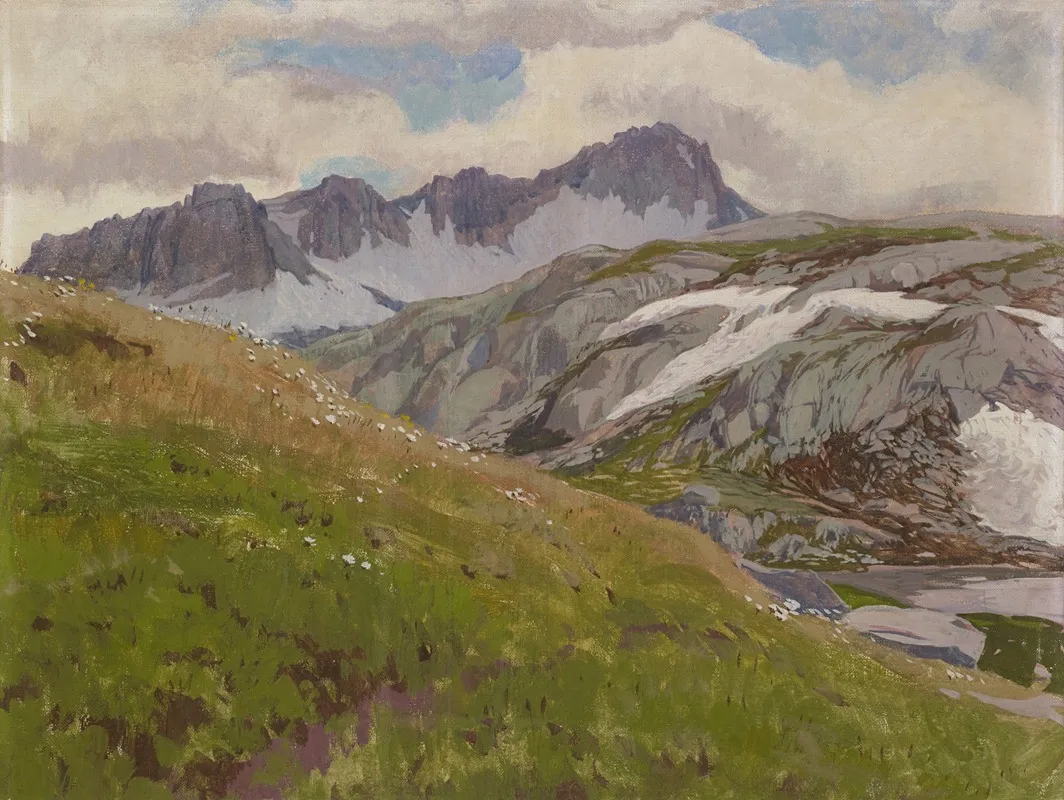 Alp Wall Art by Régnault Sarasin - High-Resolution Digital Print
