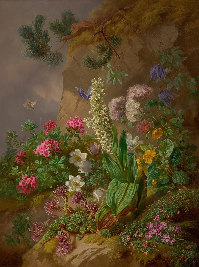 Alpenblumen 2 Wall Art by Josef Schuster - High-Resolution Digital Print