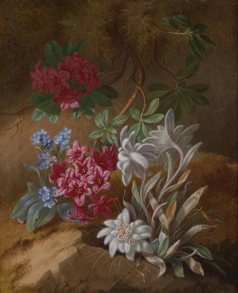 Alpenblumen 3 Wall Art by Adele Schuster - High-Resolution Digital Print
