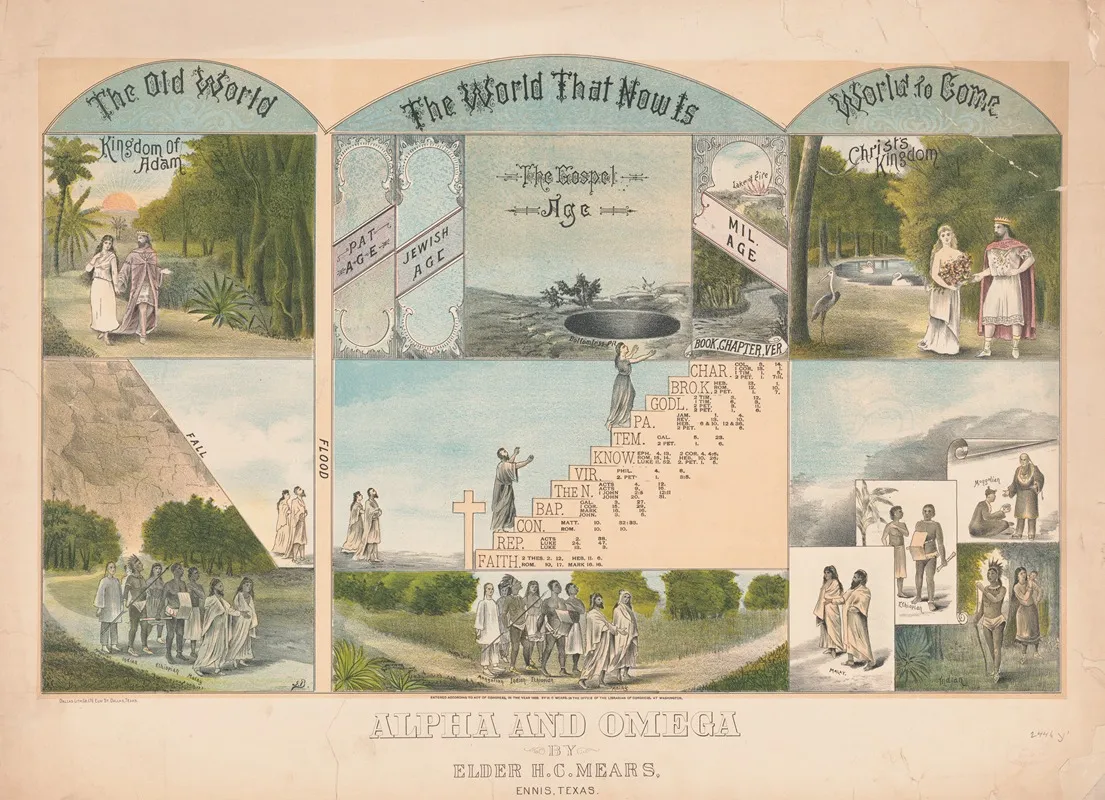 Alpha And Omega Wall Art by H.C. Mears - High-Resolution Digital Print