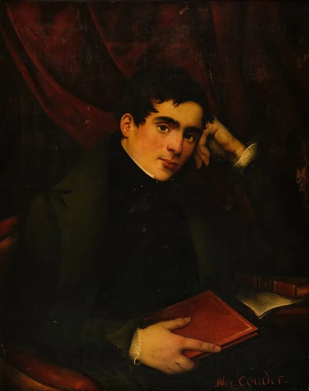 Alphonse De Lamartine Wall Art by Alexandre Couder - High-Resolution Digital Print