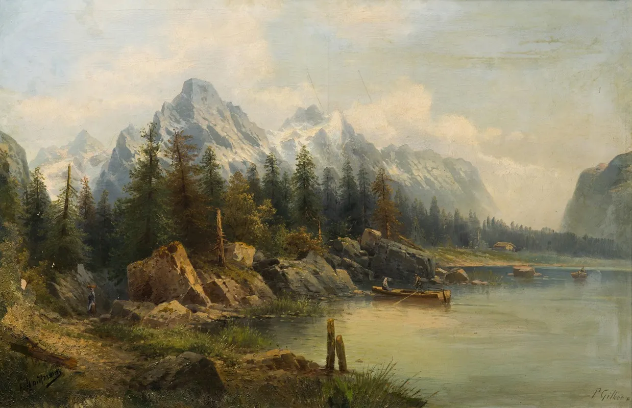 Alpine Landscape 5 Wall Art by Karl Kaufmann - High-Resolution Digital Print