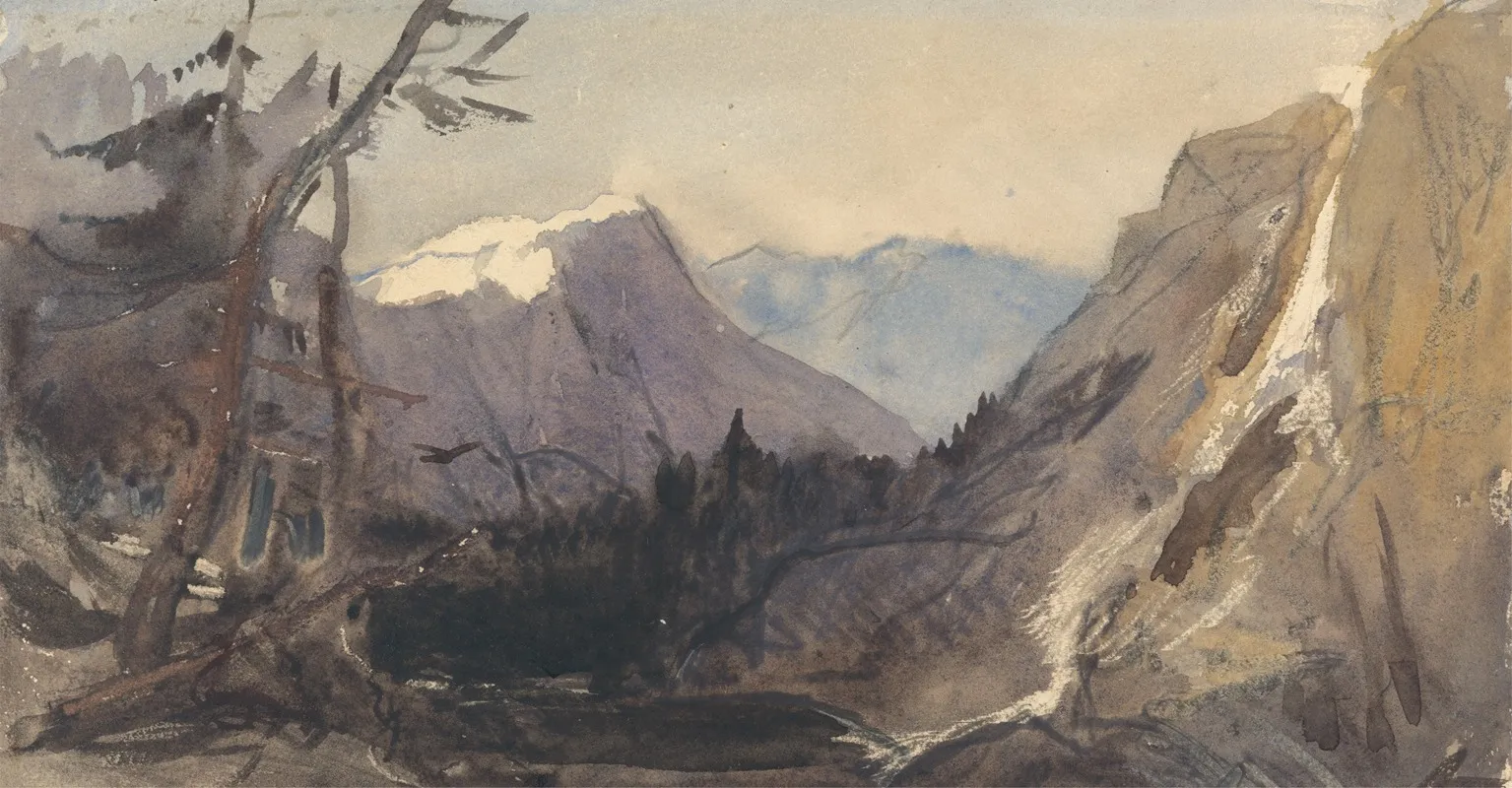 Alpine Landscape Possibly The Matterhorn