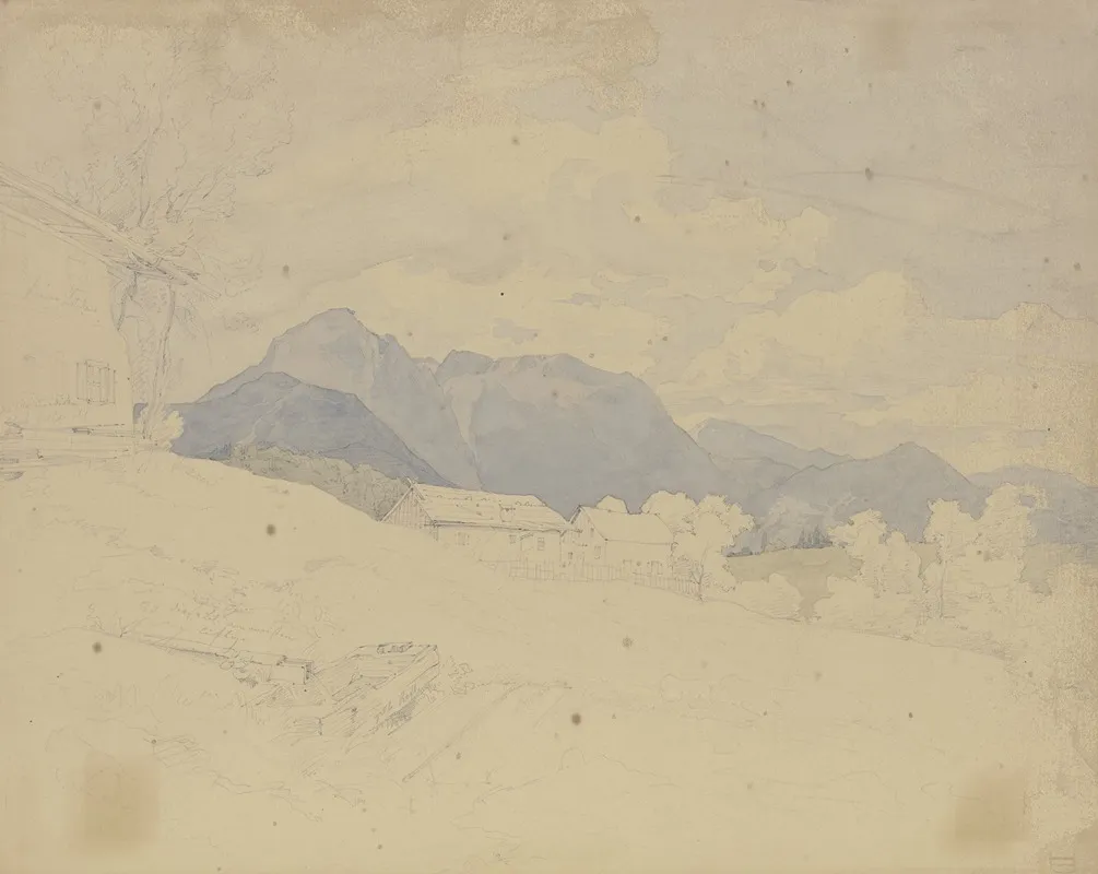 Alpine Village Wall Art by Christian Heerdt - High-Resolution Digital Print