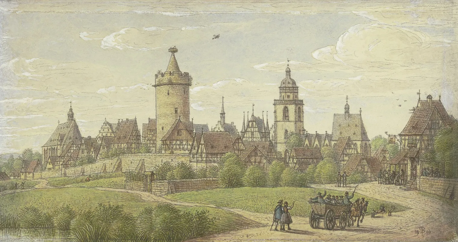 Alsfeld In Upper Hessia Wall Art by Peter Becker - High-Resolution Digital Print