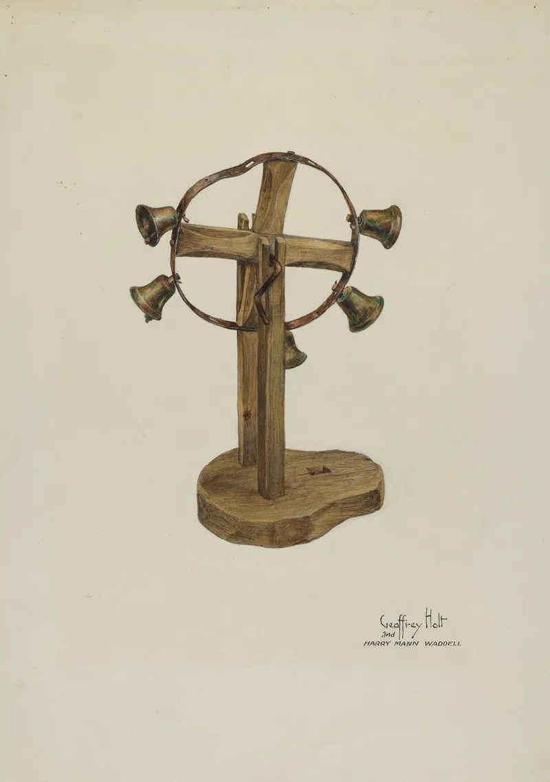 Altar Chimes 2 Wall Art by Geoffrey Holt and Harry Mann Waddell - High-Resolution Digital Print
