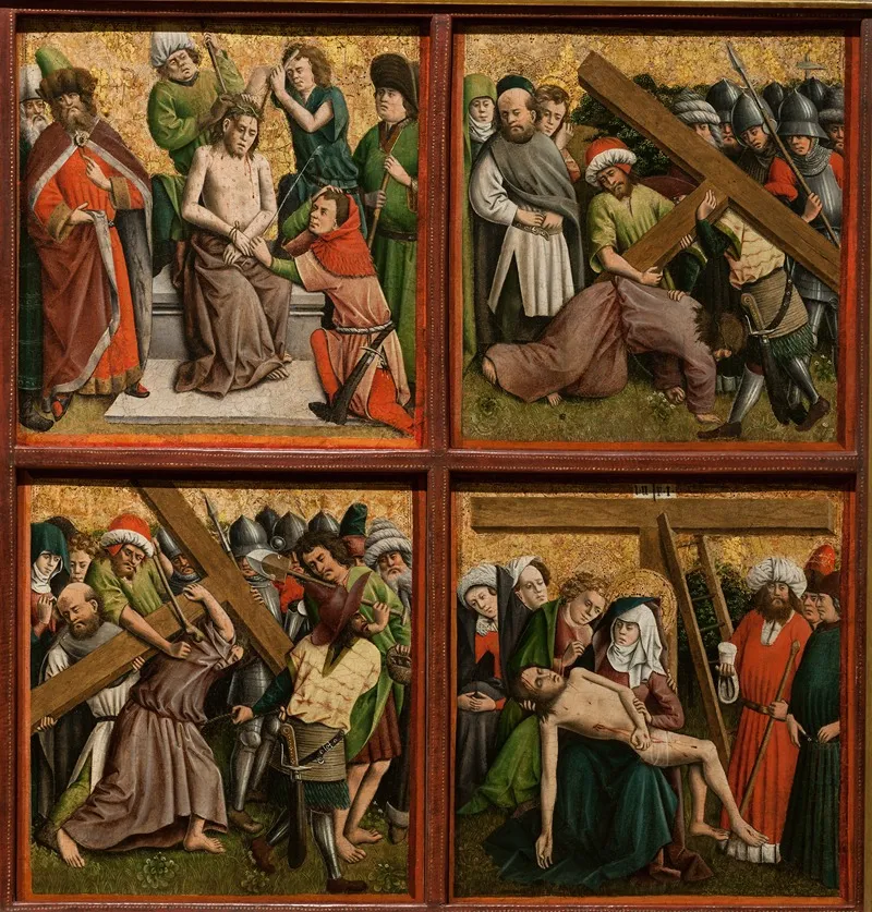 Altarpiece With The Passion Of Christ 2 Wall Art by Master of the Schlägl Altarpiece - High-Resolution Digital Print