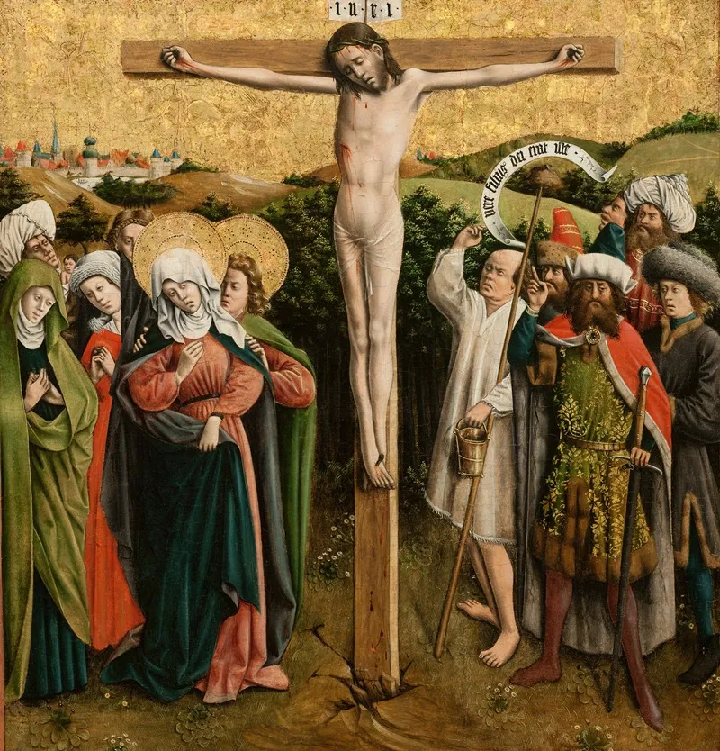 Altarpiece With The Passion Of Christ Wall Art by Master of the Schlägl Altarpiece - High-Resolution Digital Print