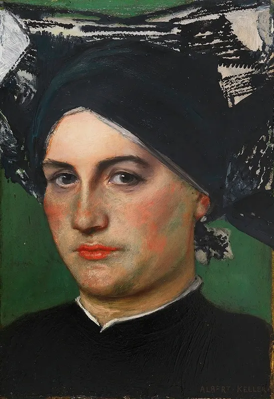 Altdeutsche Frau