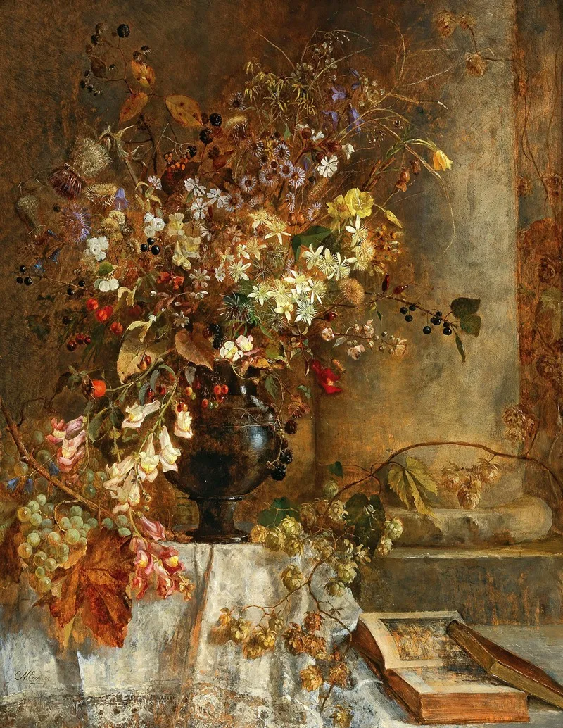 Altweibersommer Indian Summer Wall Art by Marie Egner - High-Resolution Digital Print
