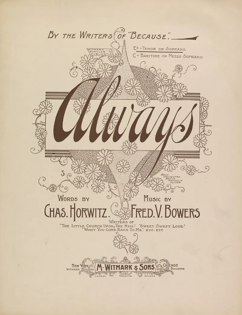 Always Wall Art by Anonymous - High-Resolution Digital Print