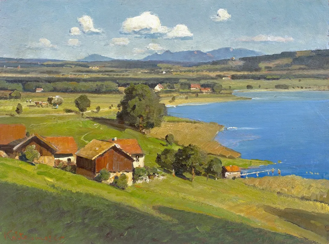 Am Ammersee Wall Art by Karl Kaltenmoser - High-Resolution Digital Print