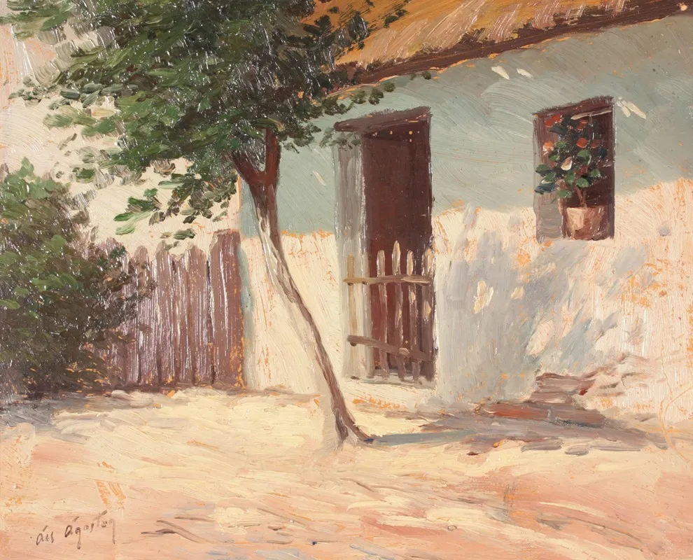 Am Bauernhof Wall Art by Ágoston Ács - High-Resolution Digital Print