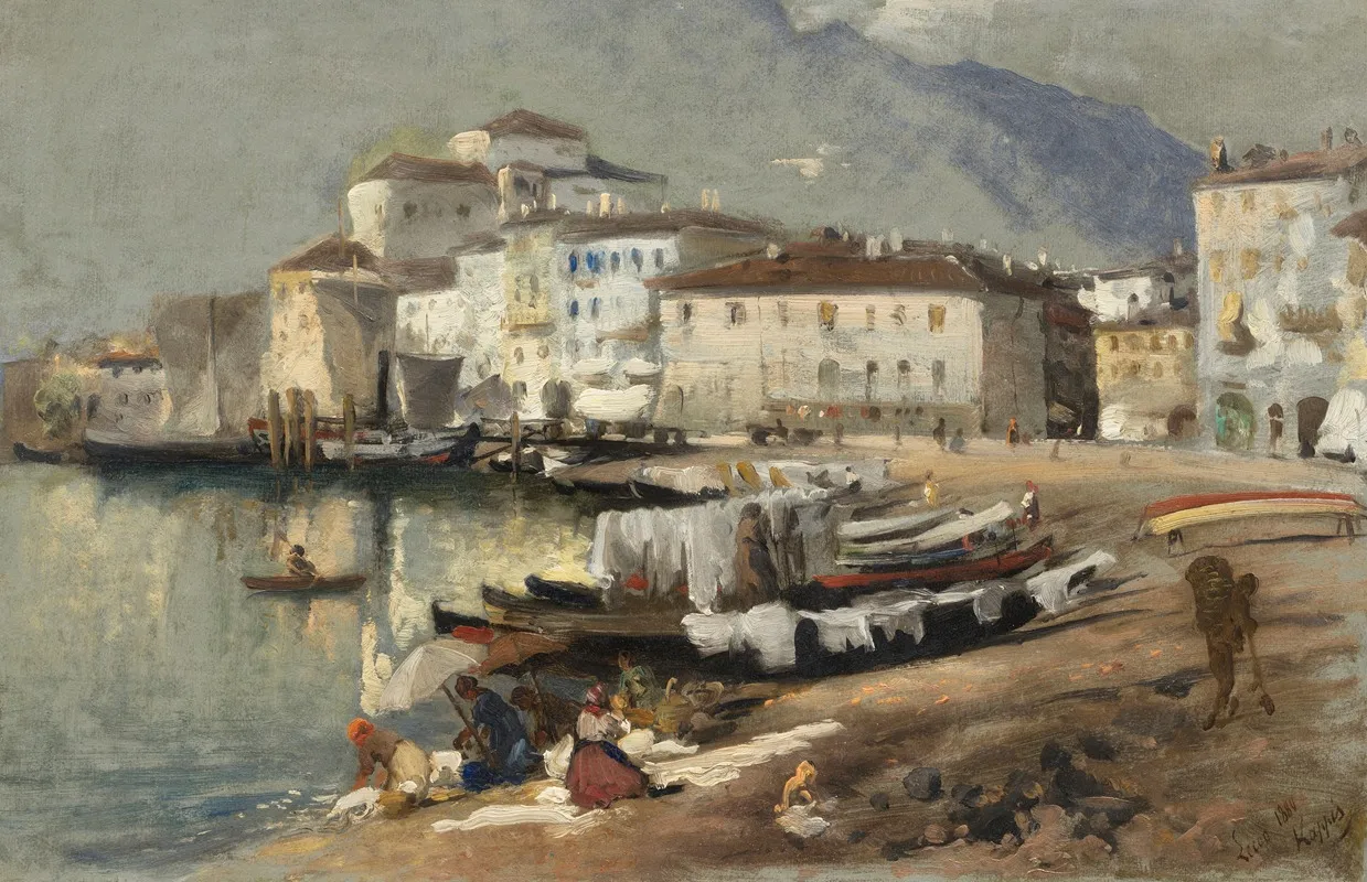 Am Comer See Lecco Wall Art by Albert Kappis - High-Resolution Digital Print