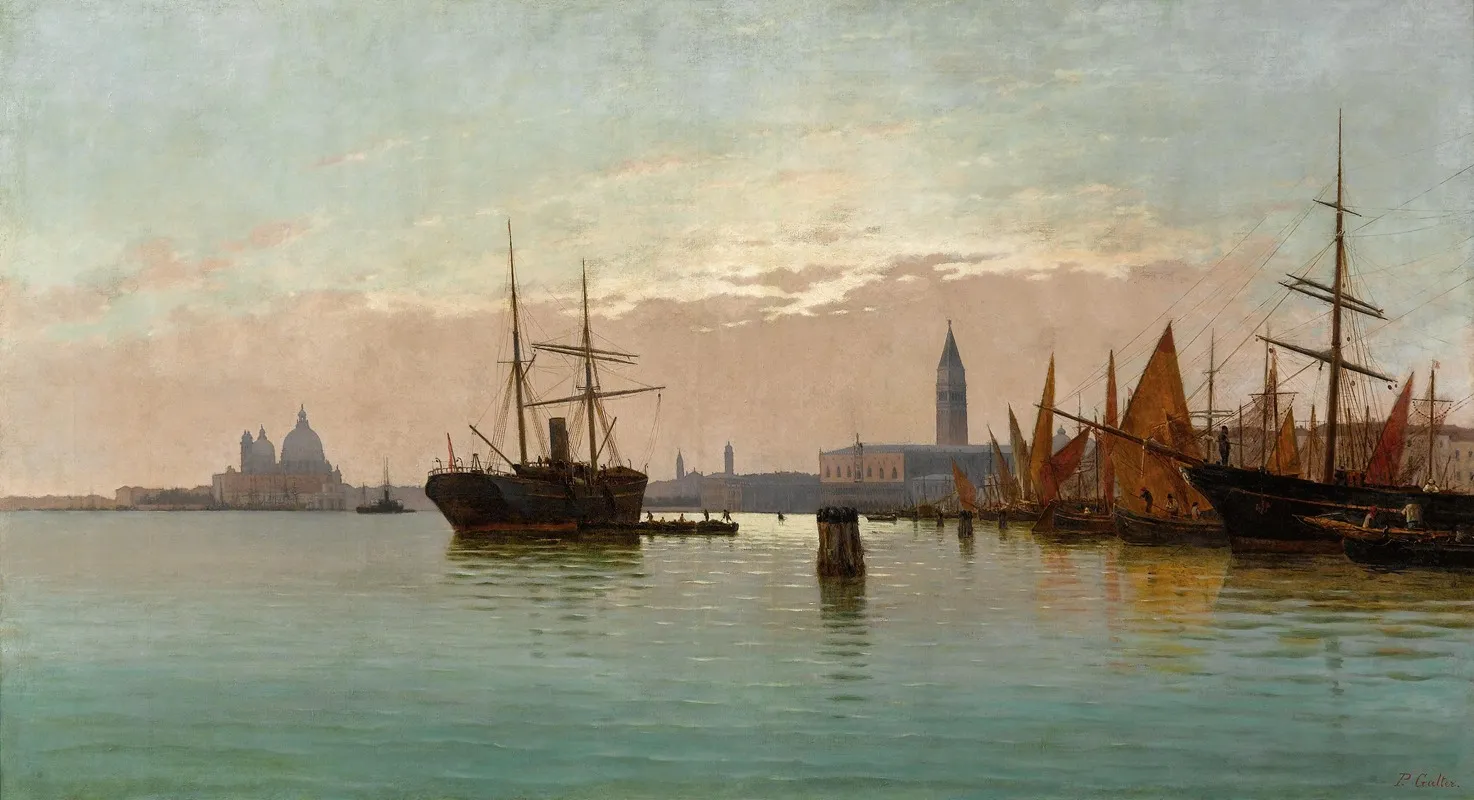 Am Eingang Des Canal Grande
