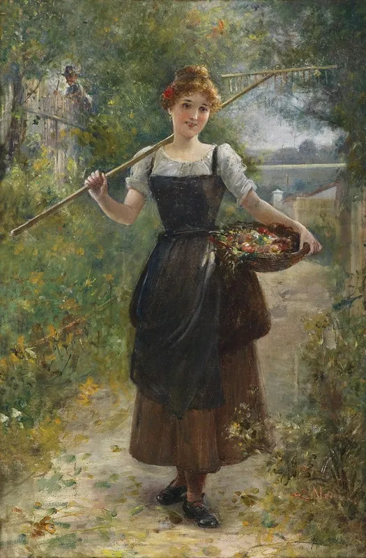 Am Heimweg Wall Art by Ernst Nowak - High-Resolution Digital Print