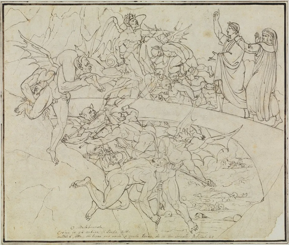 Am Pechsee Der Kramer Der Ratsherr Von Lucca Dante Inferno Canto 21 V 34 2