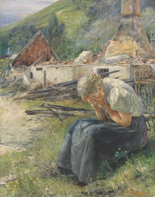 Am Tag Danach Wall Art by Ernst Nowak - High-Resolution Digital Print