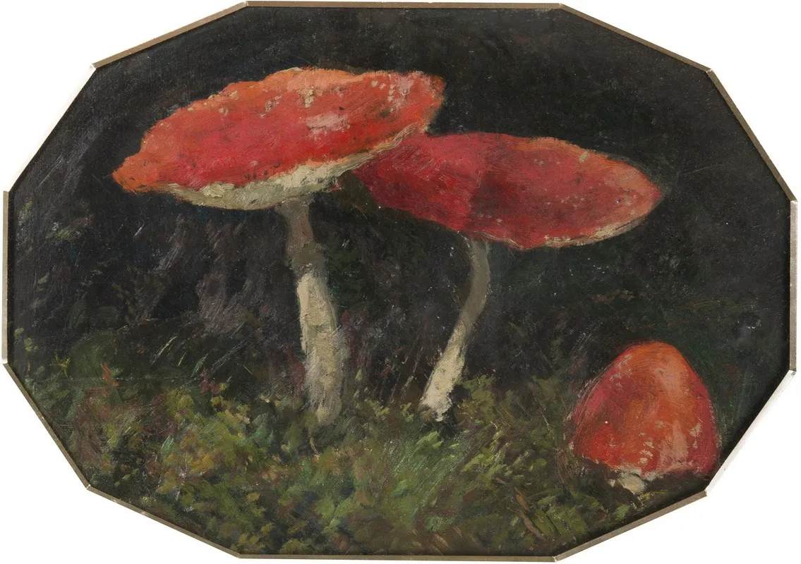 Amanitas Wall Art by Gustav Macoun - High-Resolution Digital Print