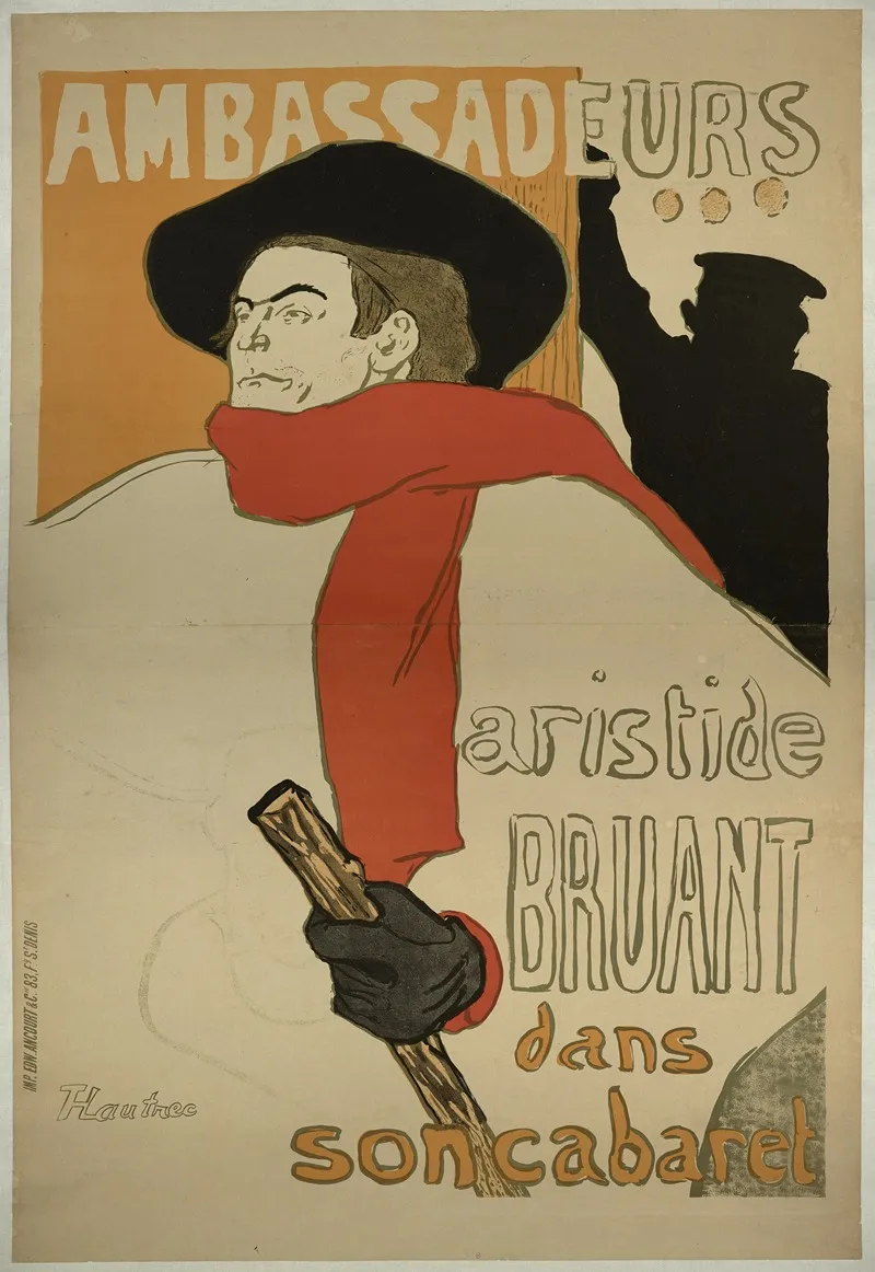 Ambassadeurs Aristide Bruant Dans Son Cabaret