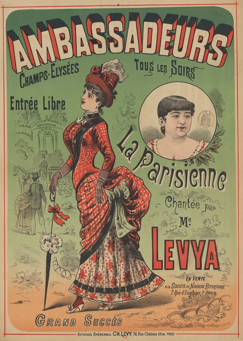 Ambassadeurs Champs Elysees Tous Les Soirs La Parisienne Chantee Par Me Levya