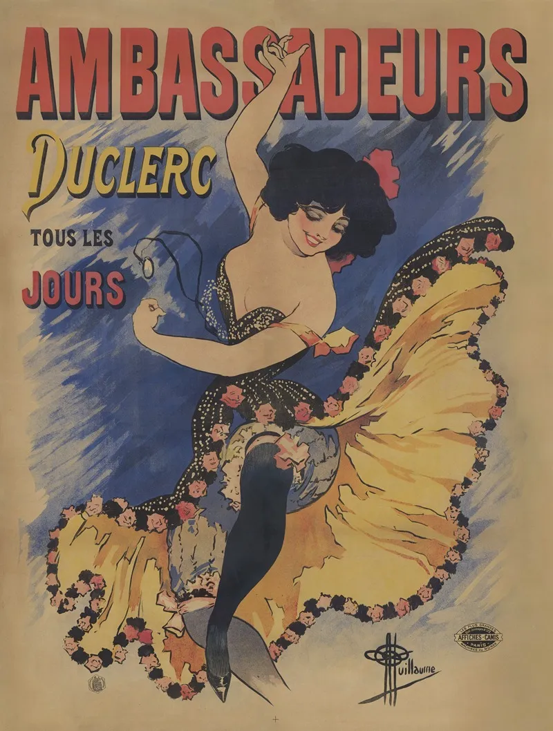 Ambassadeurs Duclerc Tous Les Jours Wall Art by Albert Guillaume - High-Resolution Digital Print