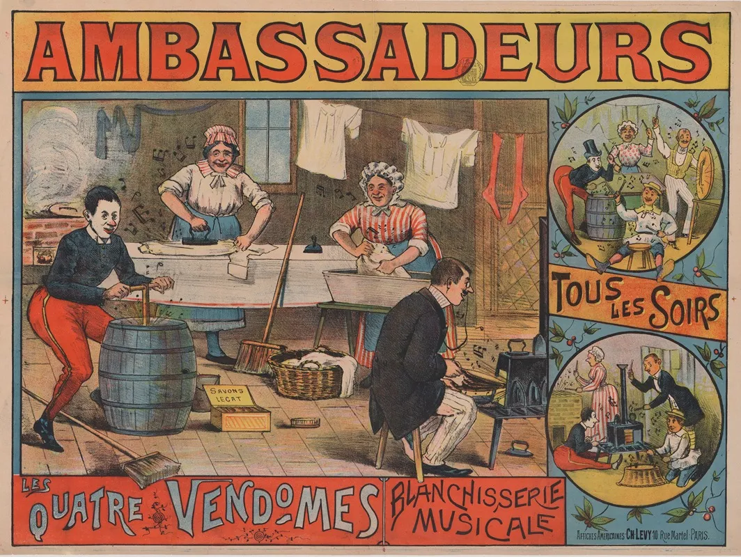 Ambassadeurs Les Quatre Vendomes Blanchisserie Musicale