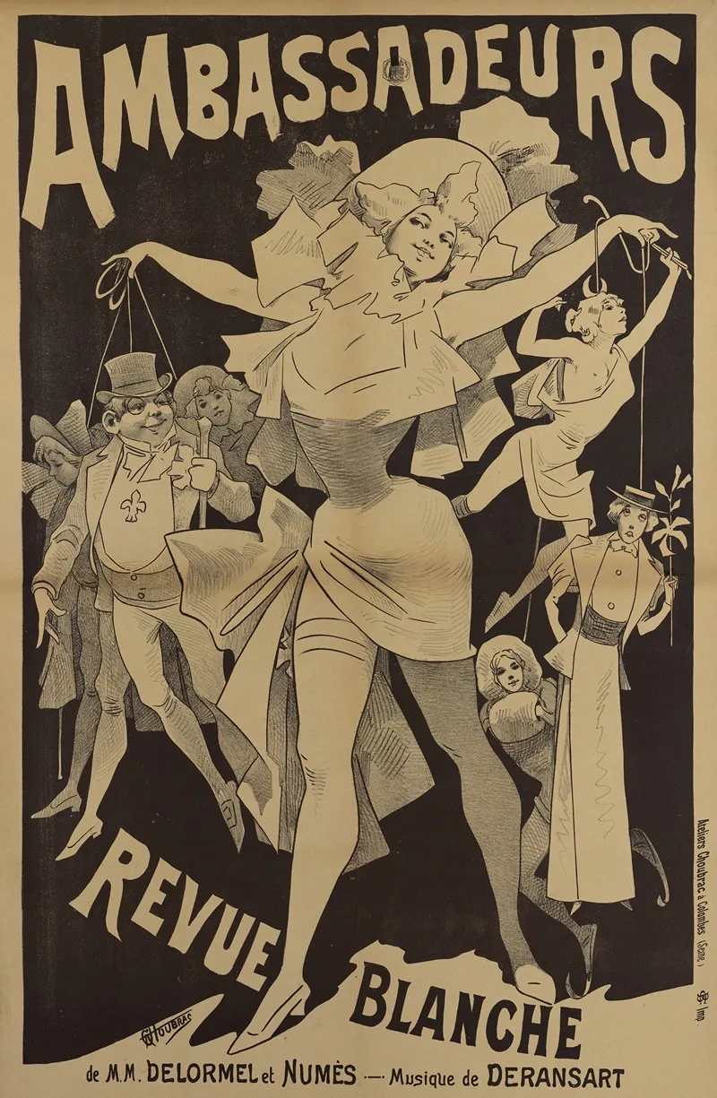 Ambassadeurs Revue Blanche De Mm Delormel Et Numes Musique De Deransart