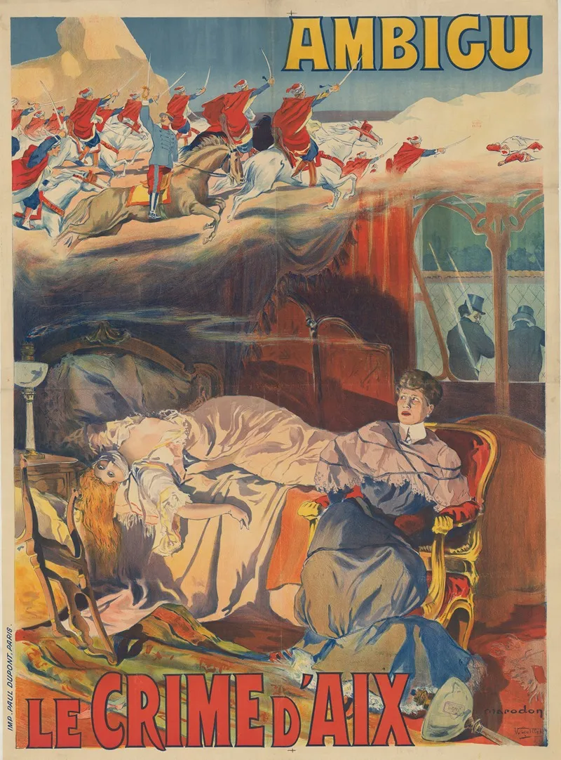 Ambigu Le Crime Daix Wall Art by Maurice Marodon - High-Resolution Digital Print