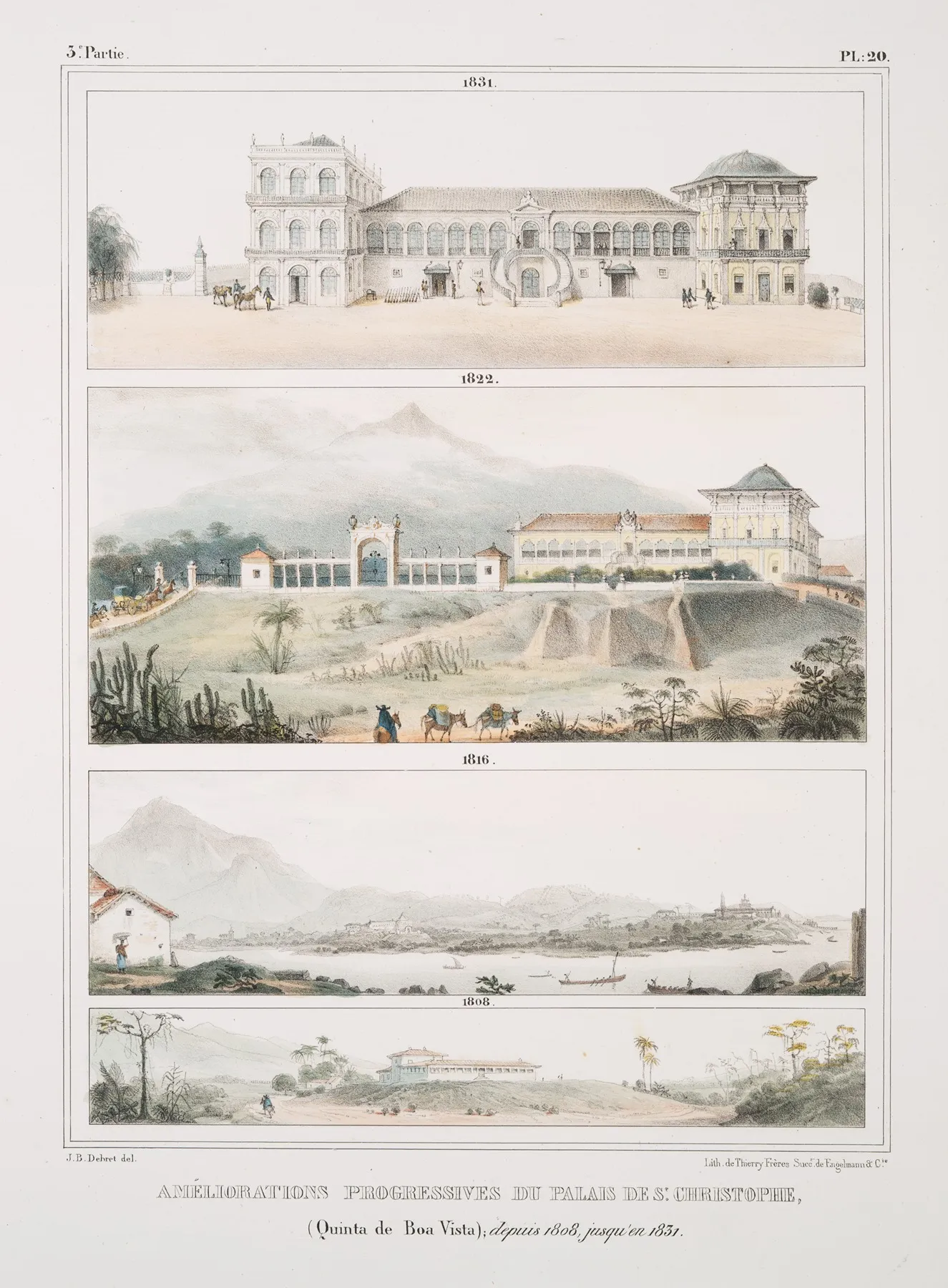 Ameliorations Progressives Du Palais De St Christophe Quinta De Boa Vista Depuis 1808 Jusquen 1831