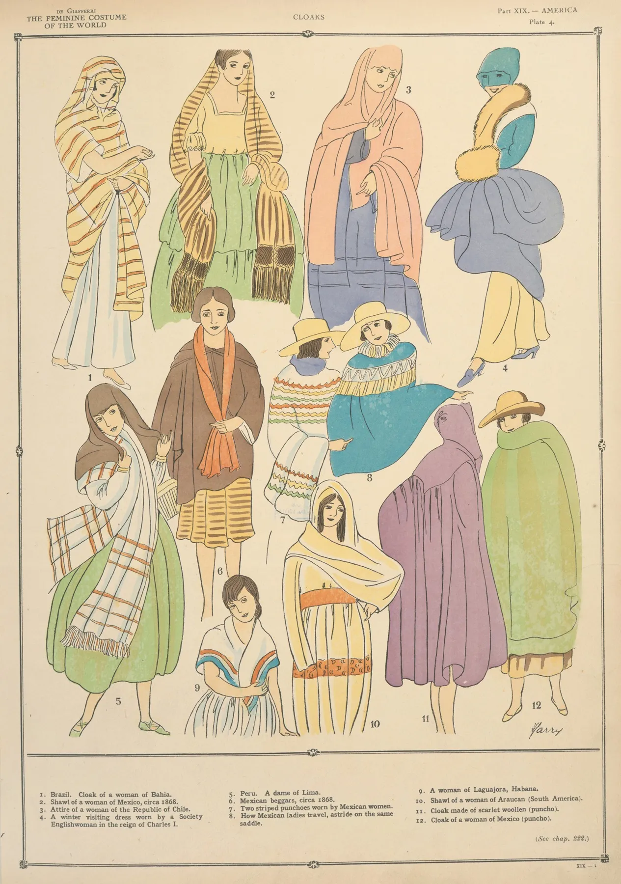 America Cloaks Wall Art by Paul Louis de Giafferri - High-Resolution Digital Print