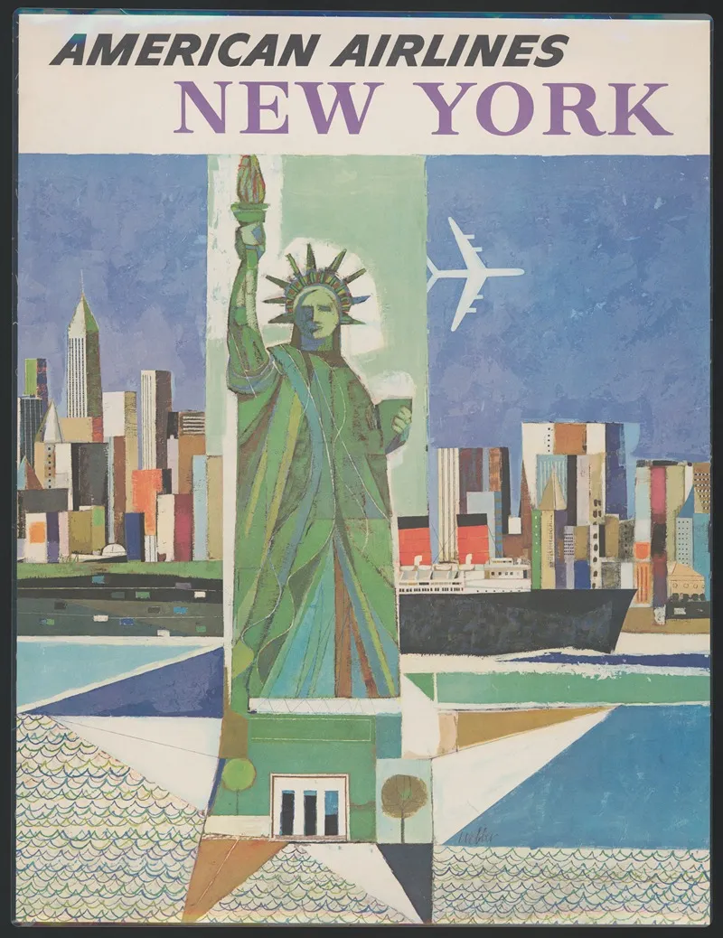 American Airlines New York Wall Art by Webber - High-Resolution Digital Print